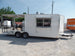 8.5' x 22' White Concession Porch Style BBQ Trailer With Appliances