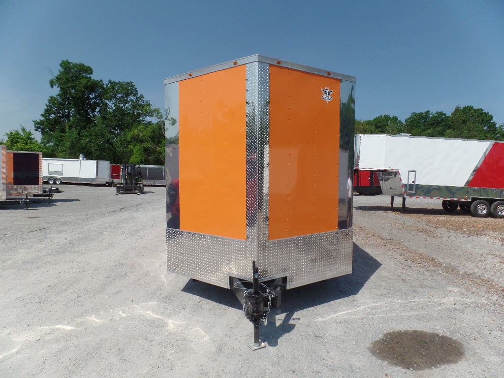 8.5' x 30' Orange Bar Concession Food Trailer