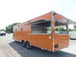 8.5' x 30' Orange Bar Concession Food Trailer