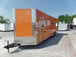 8.5' x 30' Orange Bar Concession Food Trailer