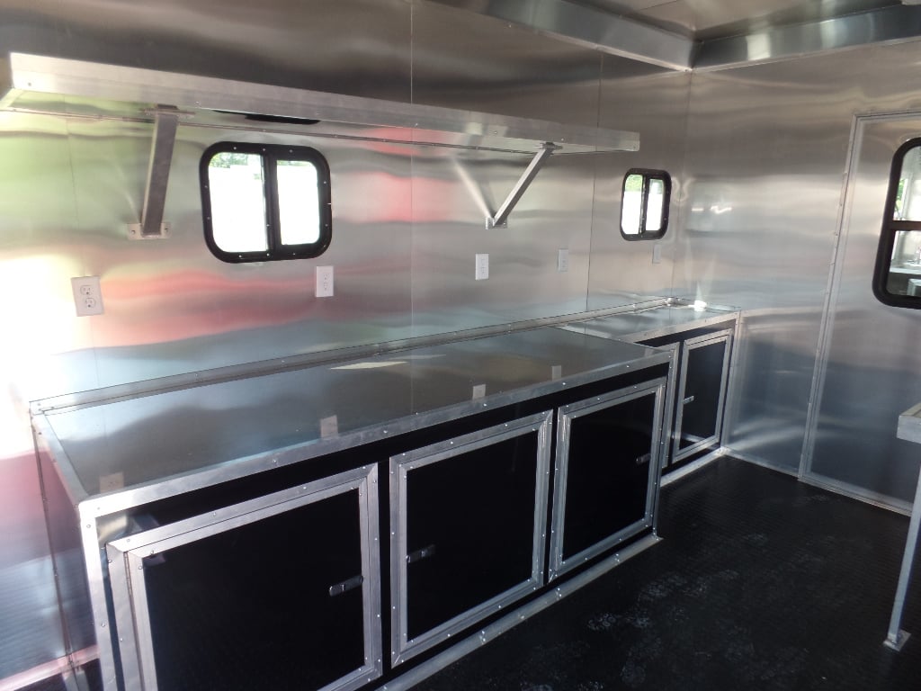 8.5' x 30' Orange Bar Concession Food Trailer