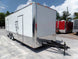 Custom Enclosed Trailer 8.5 X 24 White Storage - SLE Equipment - 1