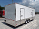 Custom Enclosed Trailer 8.5 X 24 White Storage - SLE Equipment - 4