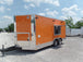 8.5' x 16' Orange Concession Food Trailer With Appliances