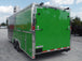 8.5' x 22' Concession Food Trailer Grey/Green Event Catering