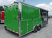 8.5' x 22' Concession Food Trailer Grey/Green Event Catering