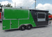 8.5' x 22' Concession Food Trailer Grey/Green Event Catering