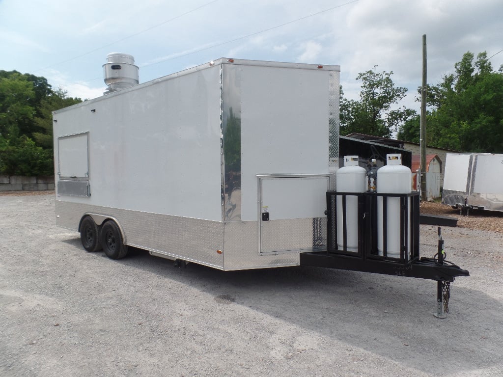 8.5' x 18' Concession Food Trailer With Appliances