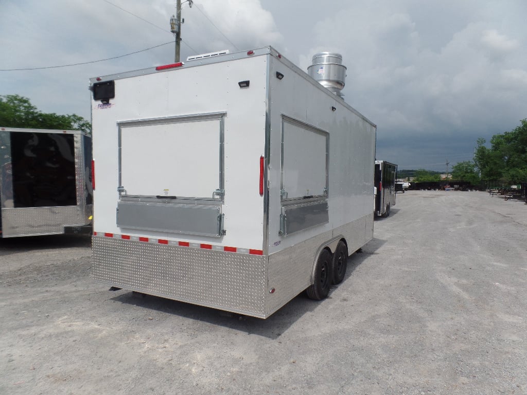 8.5' x 18' Concession Food Trailer With Appliances