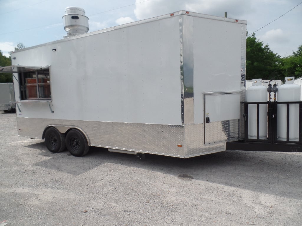 8.5' x 18' Concession Food Trailer With Appliances