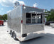 8.5' x 14' Concession Food Trailer Light Pewter Event Catering