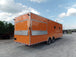 8.5' x 30' Orange Bar Concession Food Trailer With Appliances