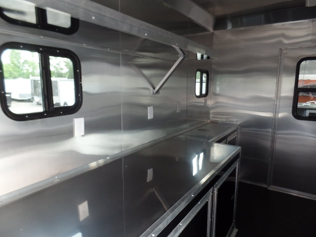 8.5' x 30' Orange Bar Concession Food Trailer With Appliances