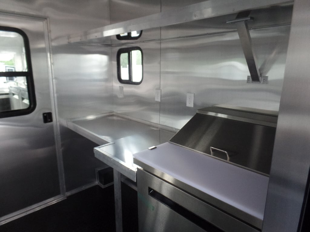 8.5' x 30' Orange Bar Concession Food Trailer With Appliances