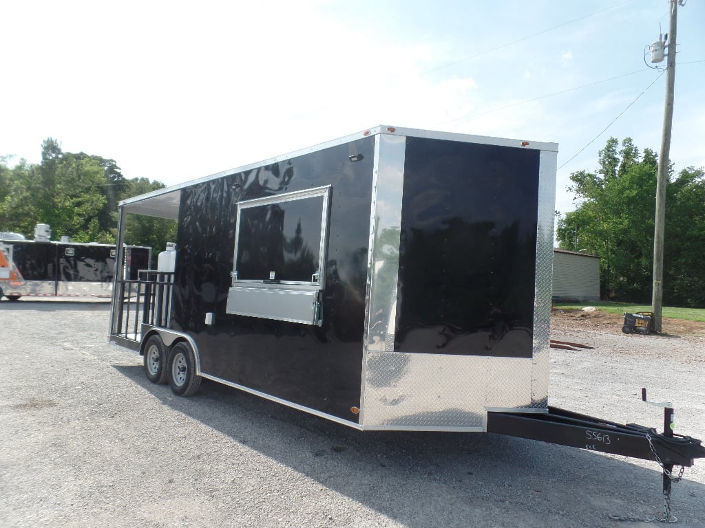 8.5' x 20' Concession Food Catering Vending Trailer With Appliances