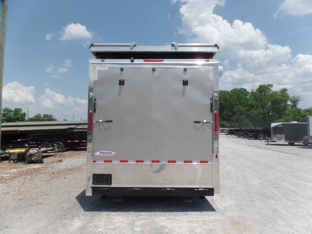 8.5' x 19' Arizona Beige Custom Concession Stage Trailer