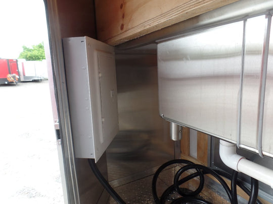 8.5' x 16' Indigo Blue Concession Food Trailer