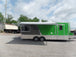 8.5' x 22' Electric Green Concession Food Trailer