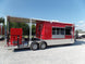 8.5' x 26' Concession Food Trailer Red Event Catering