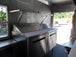 8.5' x 36' Gooseneck Charcoal Grey Concession Food Trailer With Appliances