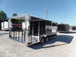 8.5' x 20' Black Porch Style Concession Food Trailer