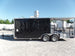 8.5' x 20' Black Porch Style Concession Food Trailer