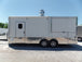 8.5' x 22' White Concession Food Trailer