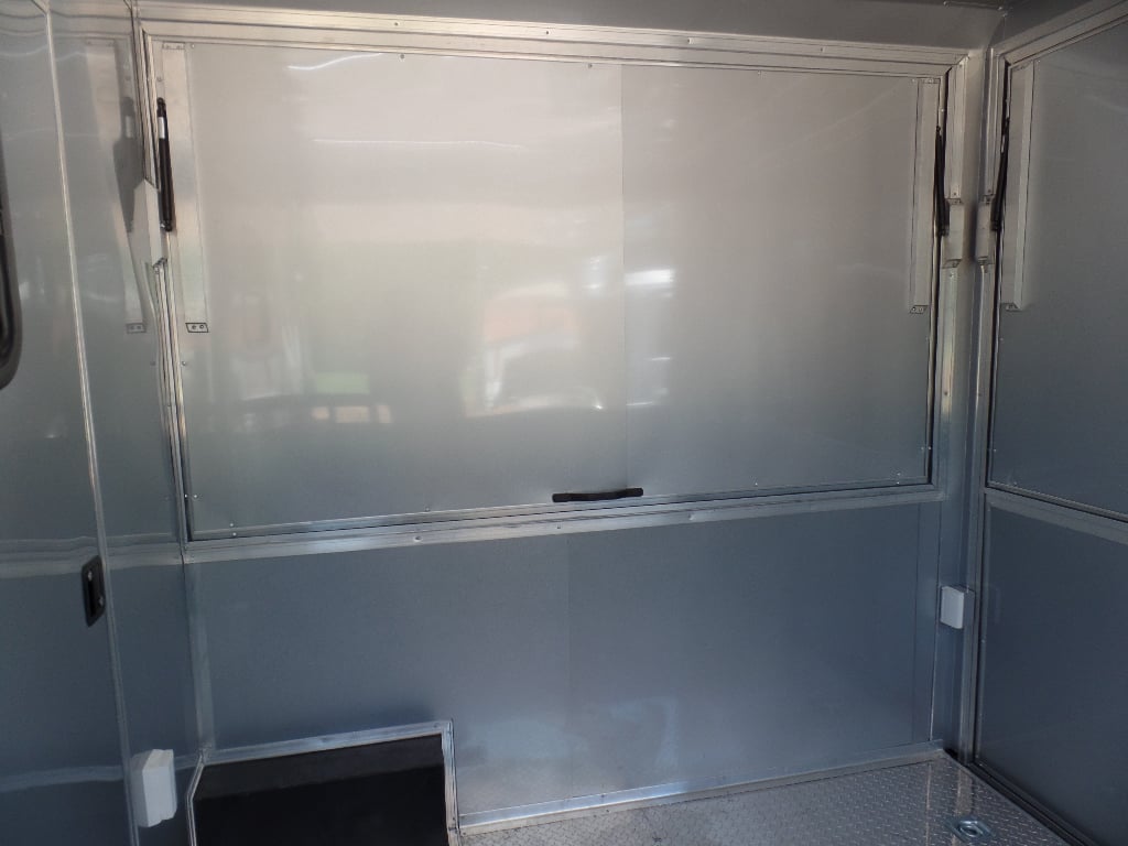 8.5' x 22' White Concession Food Trailer