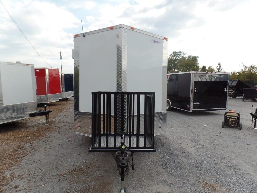 8.5' x 26' Concession Food Trailer White Event Catering