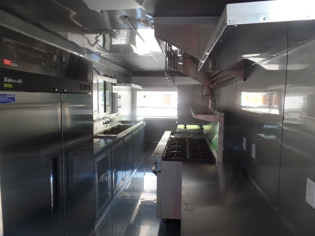 8.5' x 34' Goose-neck Concession Food Trailer With Appliances