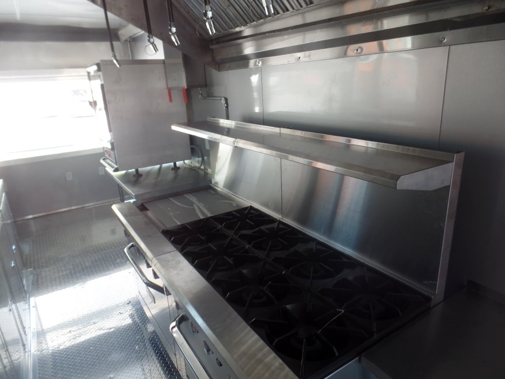 8.5' x 34' Goose-neck Concession Food Trailer With Appliances