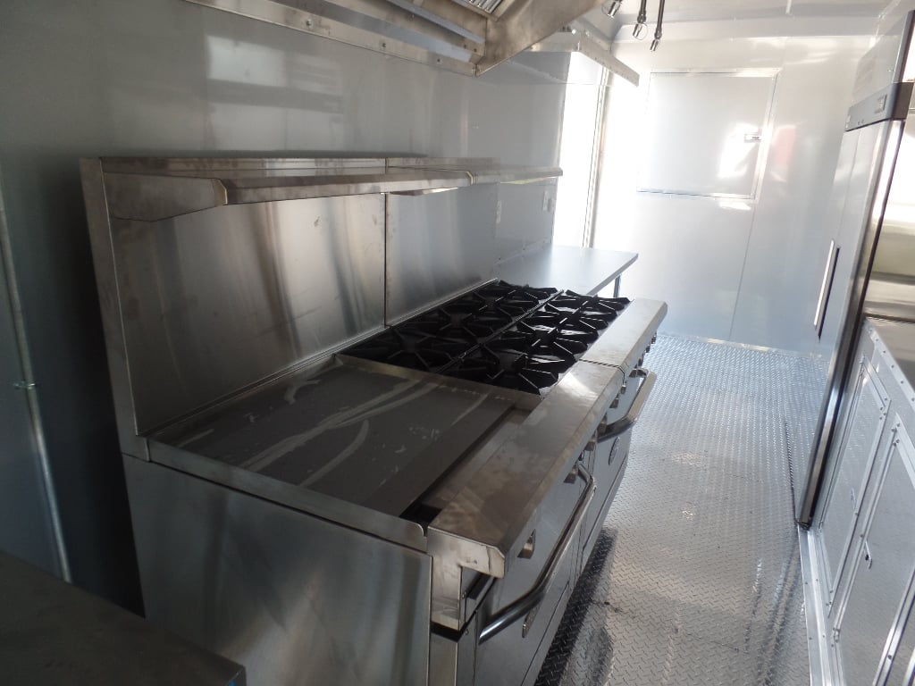 8.5' x 34' Goose-neck Concession Food Trailer With Appliances