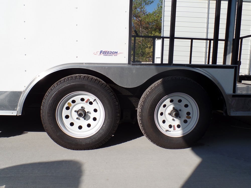 8.5' x 20' Concession Food Trailer White Event Catering