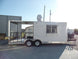 8.5' x 20' Concession Food Trailer White Event Catering