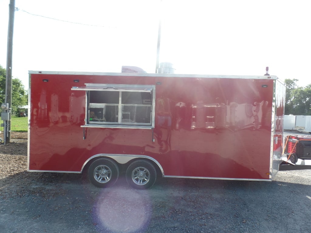 8.5' x 18' Pizza Concession Food Trailer With Appliances