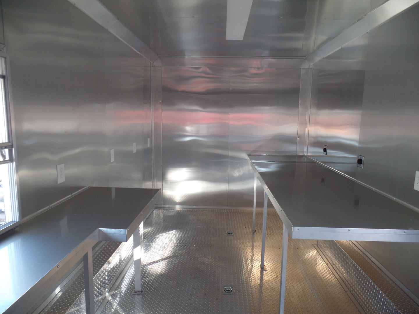 8.5' x 18' Concession Trailer Indigo Blue Food Event Catering