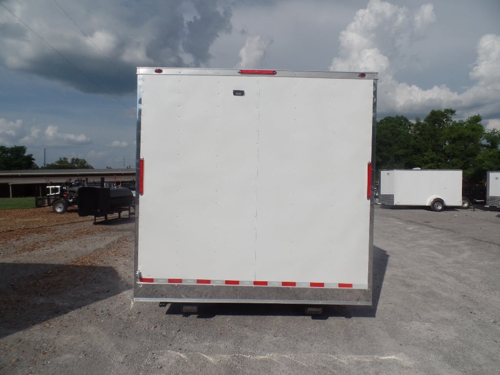 8.5' x 12' White Food Catering Concession Trailer