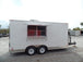 8.5' x 16' Concession Trailer White Food Event Catering