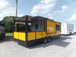 8.5' x 24' Yellow Porch Style Concession Food Trailer