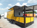 8.5' x 24' Yellow Porch Style Concession Food Trailer