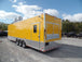 Concession Trailer 8.5' x 32' Yellow Food Event Catering