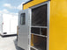 8.5' x 24' Yellow Porch Style Concession Food Trailer