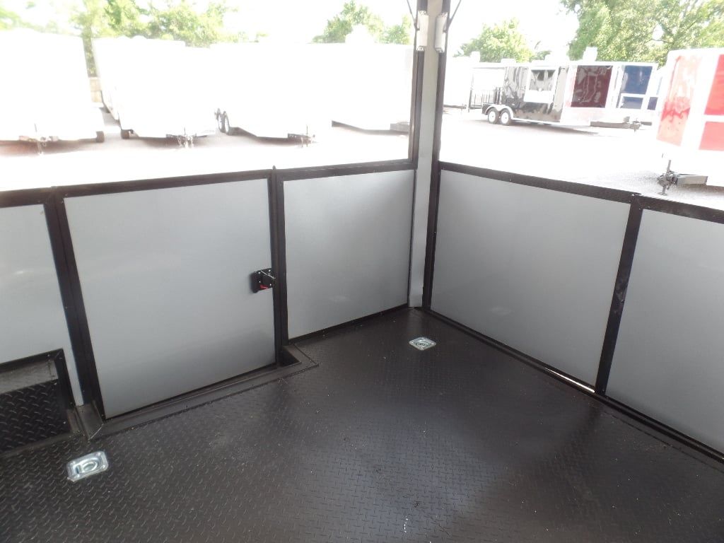 8.5' x 24' Yellow Porch Style Concession Food Trailer