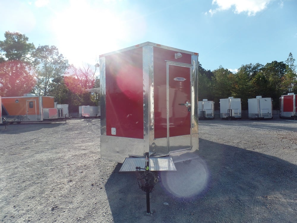 8.5' x 30' Concession Food Trailer Red Event Catering