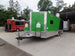 8.5' x 22' Electric Green Concession Food Trailer With Appliances