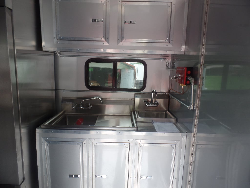 8.5' x 22' Electric Green Concession Food Trailer With Appliances