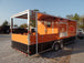 8.5' x 24' Concession Trailer Orange Food Event Catering