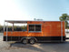 8.5' x 24' Concession Trailer Orange Food Event Catering