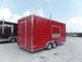 8.5' x 20' Red Concession Food Trailer