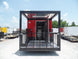 8.5' x 22' Red Porch Style Concession Food Trailer